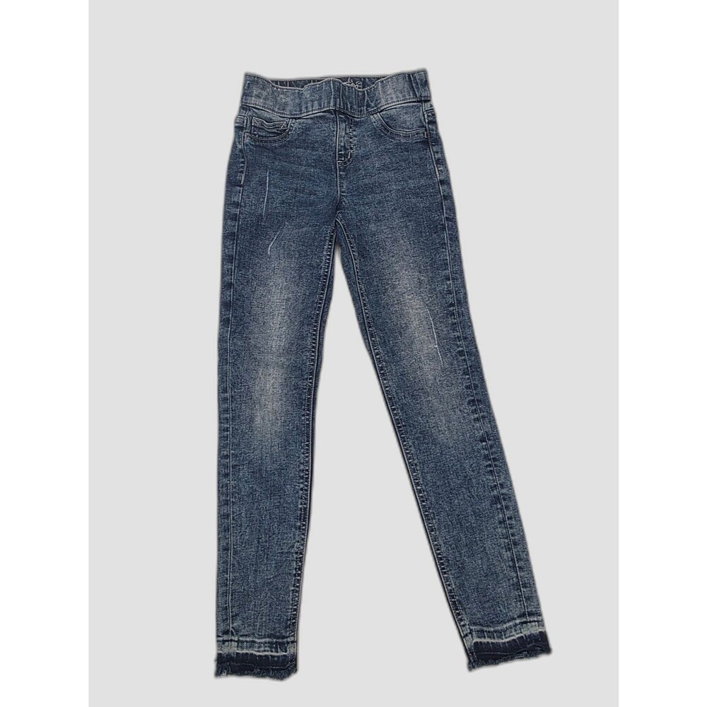 Justice Girls Blue Washed Skinny Jeans Size 10 Slim